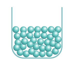 <p>What is this state of matter and its particles behavior?</p>