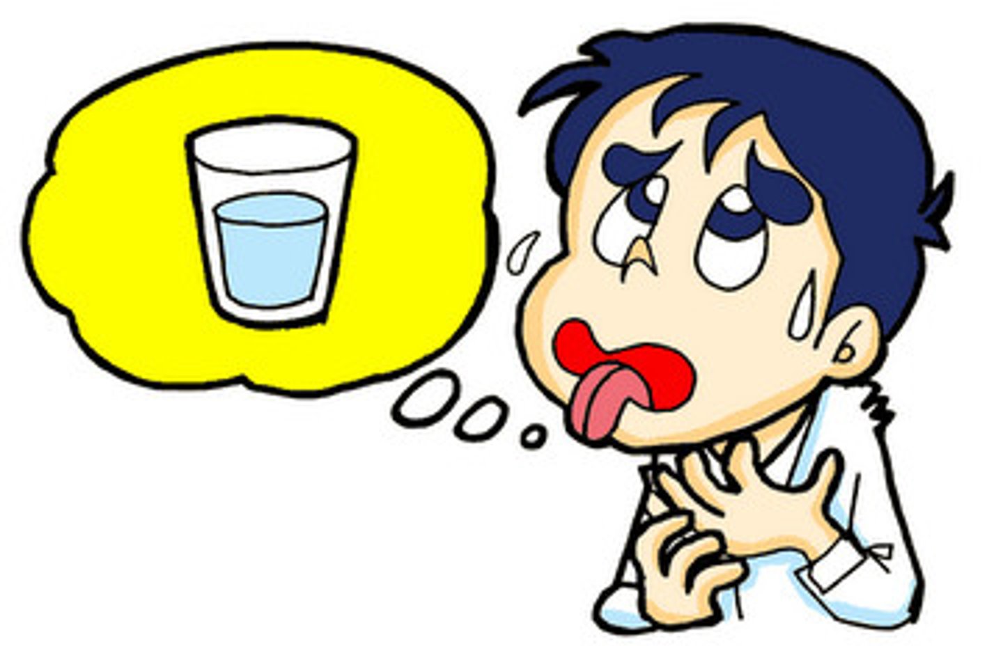 <p>thirsty (kě)</p>