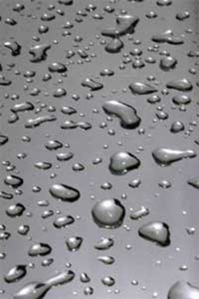 <p>Made/constructed of material that has no pores or openings and cannot absorb liquid</p>