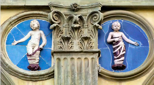 swaddled jesus in MEDALLIONS