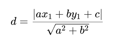 <p>-c if doing ax+by=c</p>