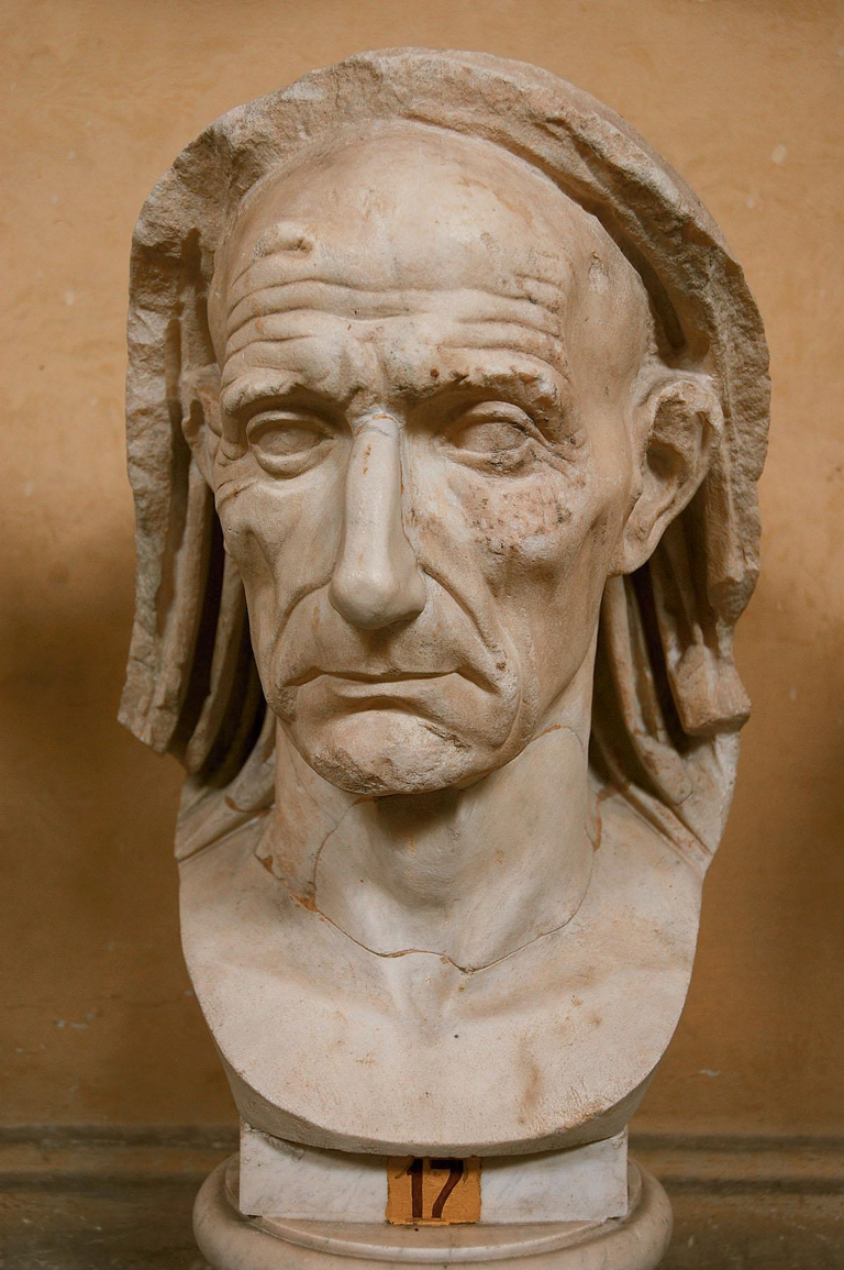 <p>Head of a Republican Priest</p>