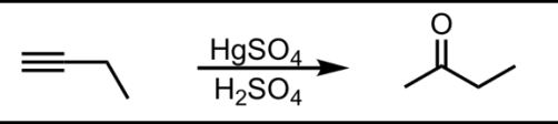 <p>What’s added: 1 O atom </p><p>Regioselectivity: Markovnikov </p><p>Rearrangement: Not possible</p>