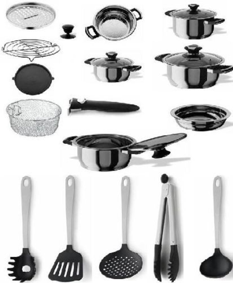 <p>the kitchen utensils</p>