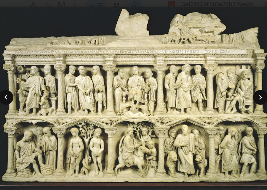 <p>sarcofagul lui iulius bassus</p>