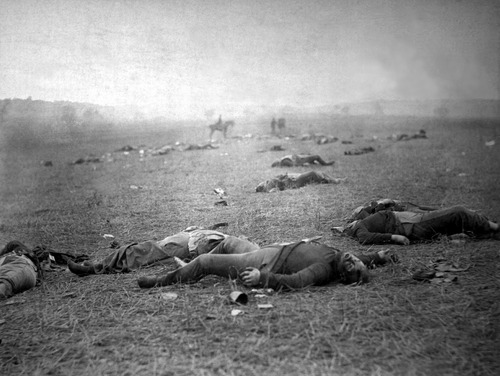 A large battle in the American Civil War, took place in southern Pennsylvania from July 1 to July 3, 1863. The battle is named after the town on the battlefield. Union General George G. Meade led an army of about 90,000 men to victory against General Robert E. Lee's Confederate army of about 75,000. Gettysburg is the war's most famous battle because of its large size, high cost in lives, location in a northern state, and for President Abraham Lincoln's Gettysburg Address.