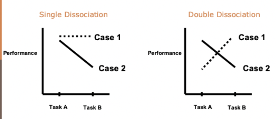 <p>need other patients that show impairment of semantic not episodic memory</p>