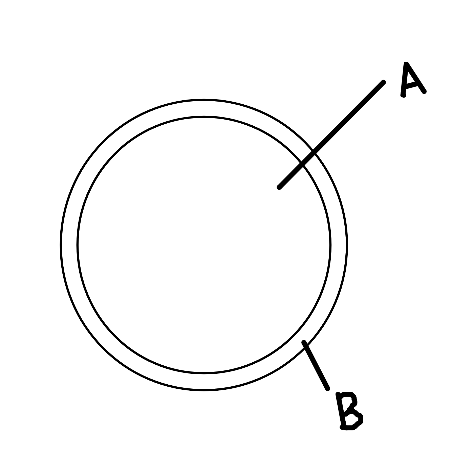<p>A: large lumen</p><p>B: thin muscle</p>