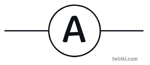 <p>It measures current (Chapter 2c Voltage Source and Measuring Devices)</p>