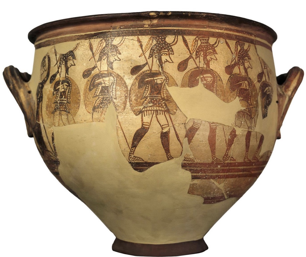 <p>Warrior Vase (krater)</p>