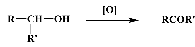 <p>Sản phẩm : <strong>R -CO - R’</strong></p>