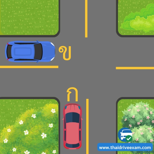 <p><span>In the event that two vehicles arrive at the same time at an intersection, which vehicle has the right to drive through first?</span></p>