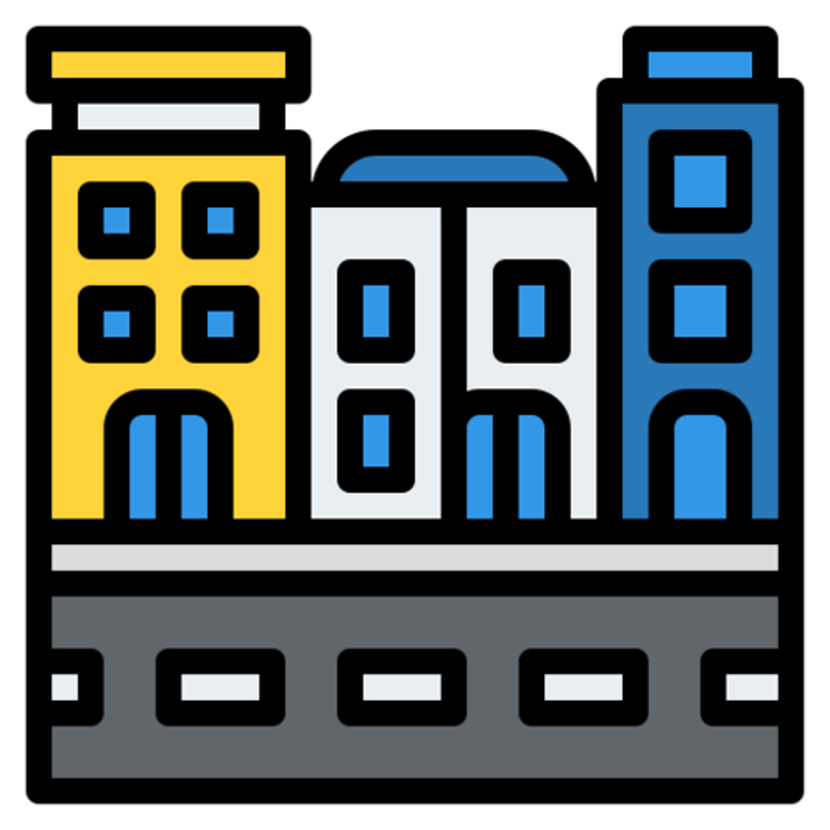 <p>die Straße, -n</p><p>(Wir wohnen in einer sehr kleinen Straße.)</p><p>(We live on a very small street.)</p>