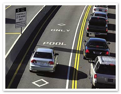<p>What is an HOV lane?</p>