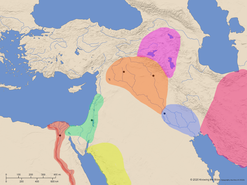 <p>What is the region in orange?</p>