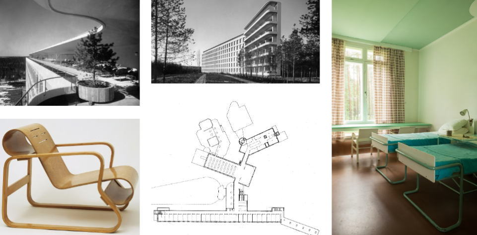 <p><span>Paimio Tuberculosis Sanatorium, Alvar and Aino Aalto (Paimio, Finland, 1929-1933)</span></p>