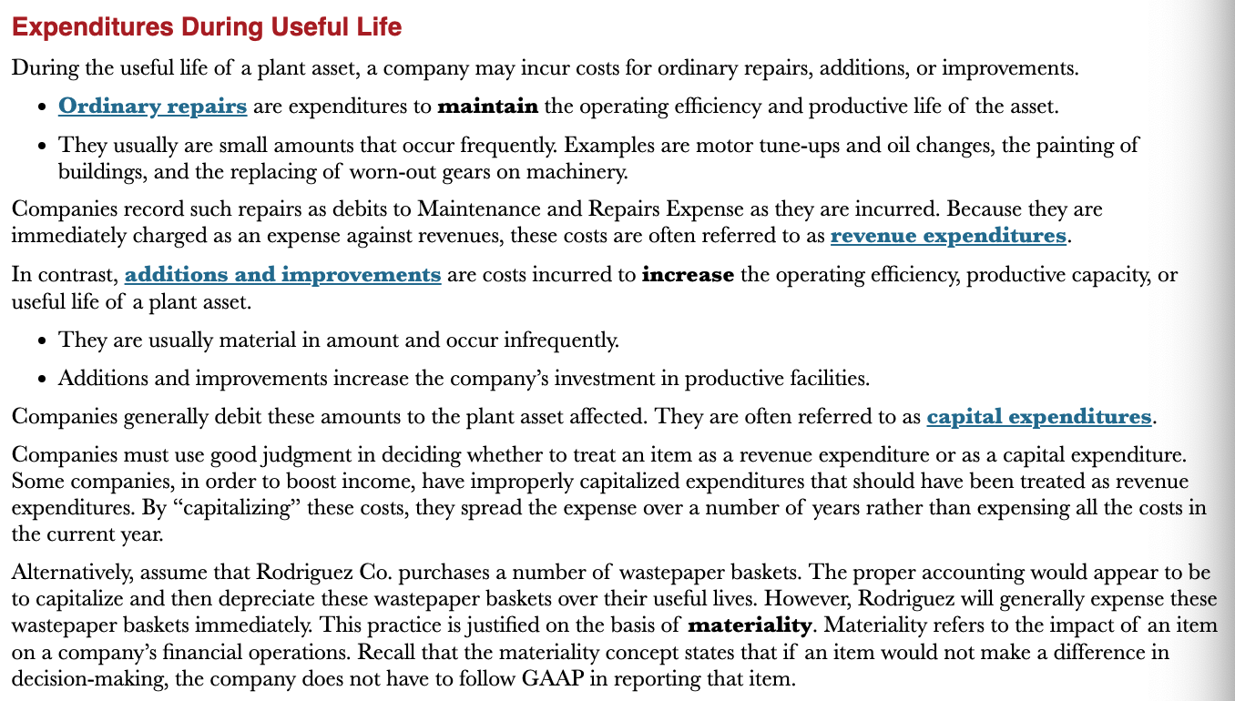 <p>Expenditures that are immediately charged against revenues as expenses</p>