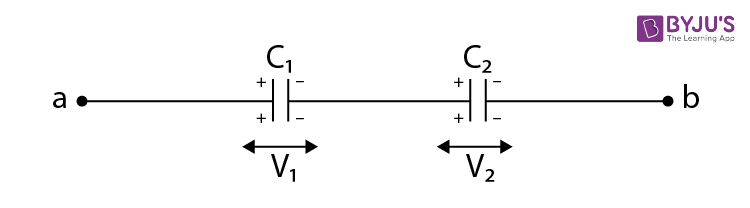 <p>Electric Potential Difference (V) - series, capacitor</p>