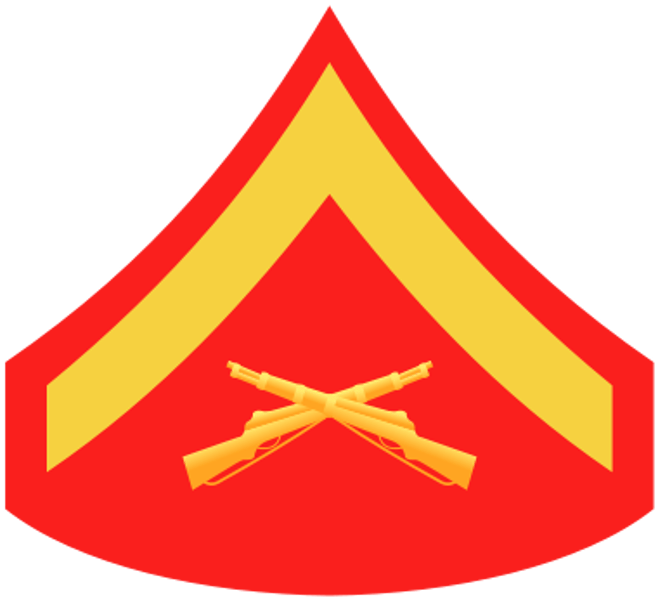 <p>Lance Corporal (LCpl)</p>