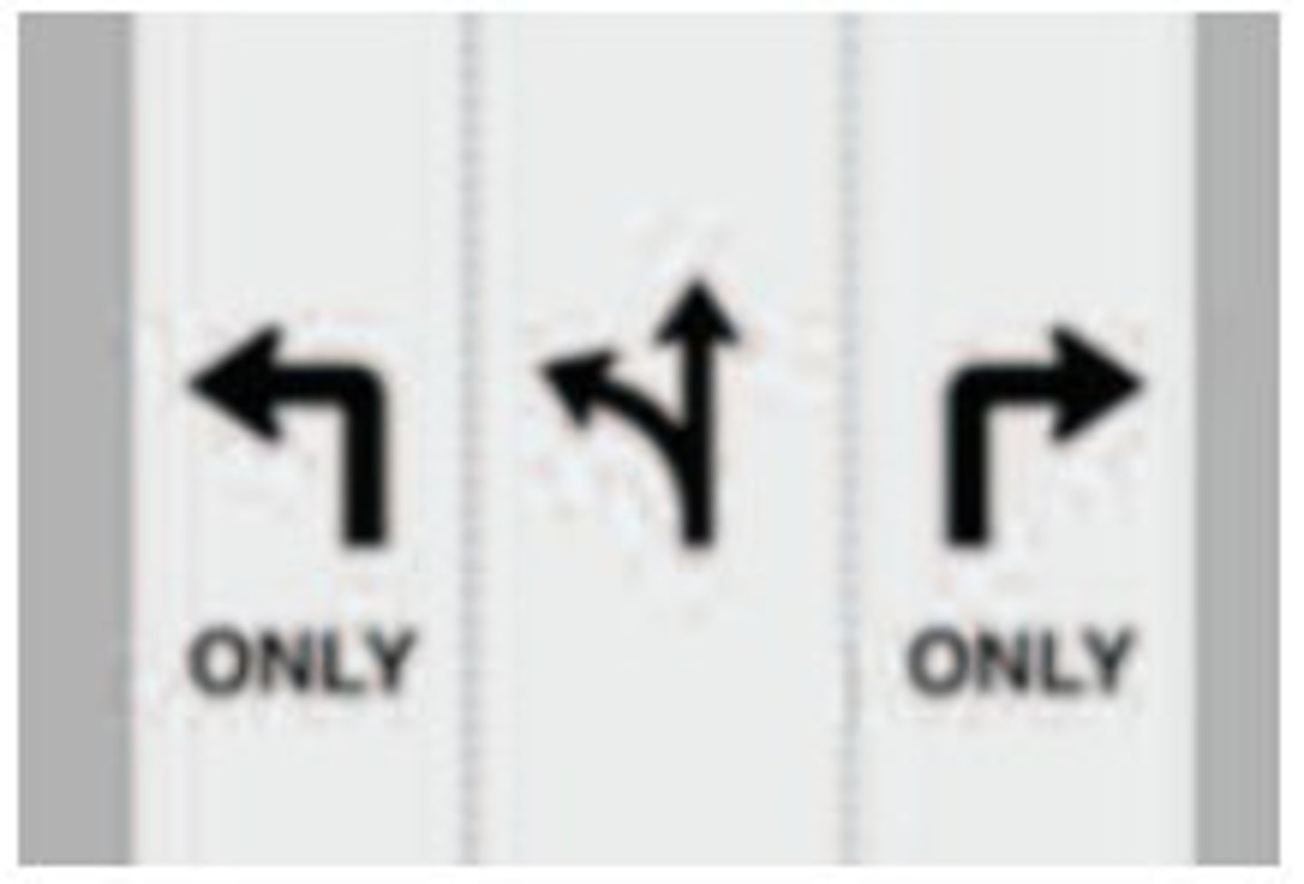 <p>you are in a left turn lane</p>
