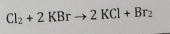 <p>1 halide replaces another </p>