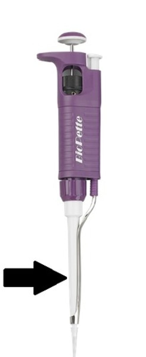 <p>Attachment point for a disposable tip.</p>