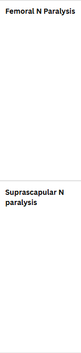 <p>Peripheral Nerve Abnormalities - Appearance if limb?</p>