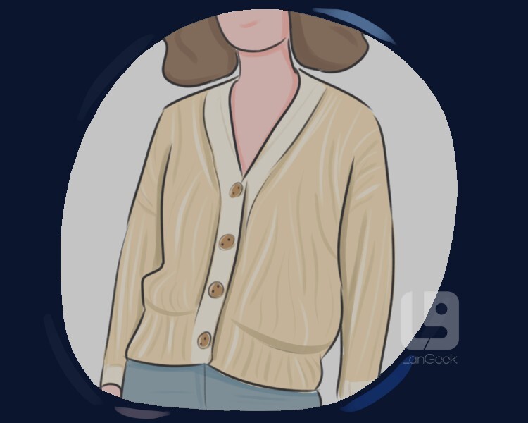 <p class="tw-m-0 tw-text-justify tw-w-full tw-text-sub-title tw-font-text-medium tw-text-base sm:tw-text-lg  ">a type of jacket that is made of wool, usually has a knitted design, and its front could be closed with buttons or a zipper</p>