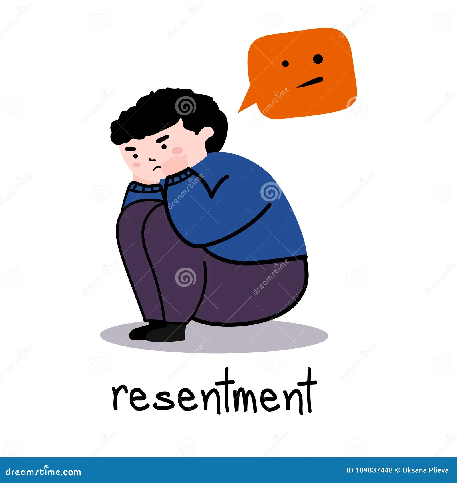 <p><strong>Resentment</strong>(noun)</p>