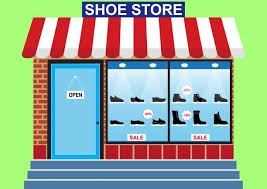 <p>The shoe store</p><p>I went to the shoe store because I liked it.</p>
