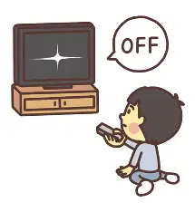 <p><span style="color: rgb(54, 54, 54)">テレビを</span><strong>消します</strong><span style="color: rgb(54, 54, 54)">。</span></p>