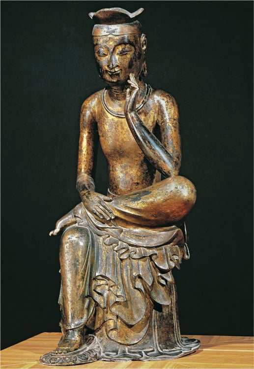 <p>Bodhisattva Seated in Meditation</p>