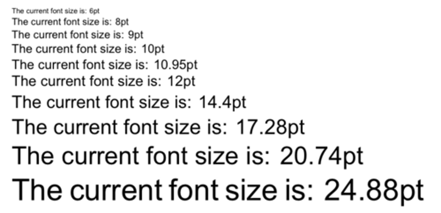 <p>cỡ chữ<br>= size</p>