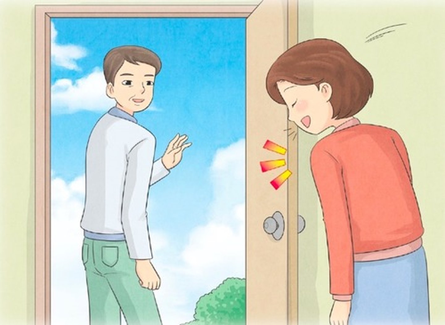 <p>Goodbye (to person leaving)</p>
