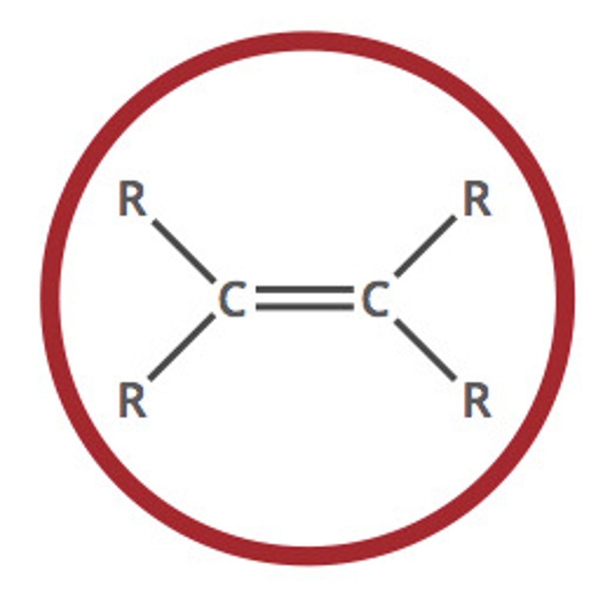 <p>A hydrocarbon containing at least one carbon-carbon double bond (C=C).</p>