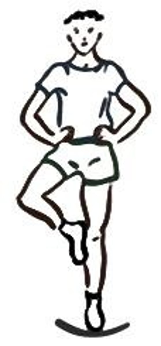 <p>A test to assess balance by standing on one foot.</p>