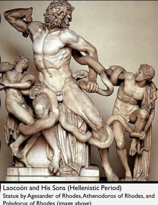 <ul data-type="taskList"><li data-checked="false" data-type="taskItem"><label><input type="checkbox"><span></span></label><div><p>The <strong><em><u>end of the golden age of Athens</u></em></strong>, the time of <strong><em>Alexander the Great (338 BC)</em></strong> who conquered the Greek cities</p></div></li><li data-checked="false" data-type="taskItem"><label><input type="checkbox"><span></span></label><div><p><strong><em><u>Sculptures are influenced by the Oriental and the political instability</u></em></strong> which brings new set of aesthetic ideals particular in paintings and sculptures</p></div></li></ul>
