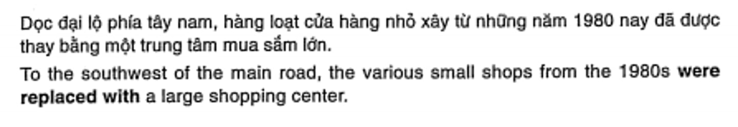 <p>A được thay thế bằng B</p>