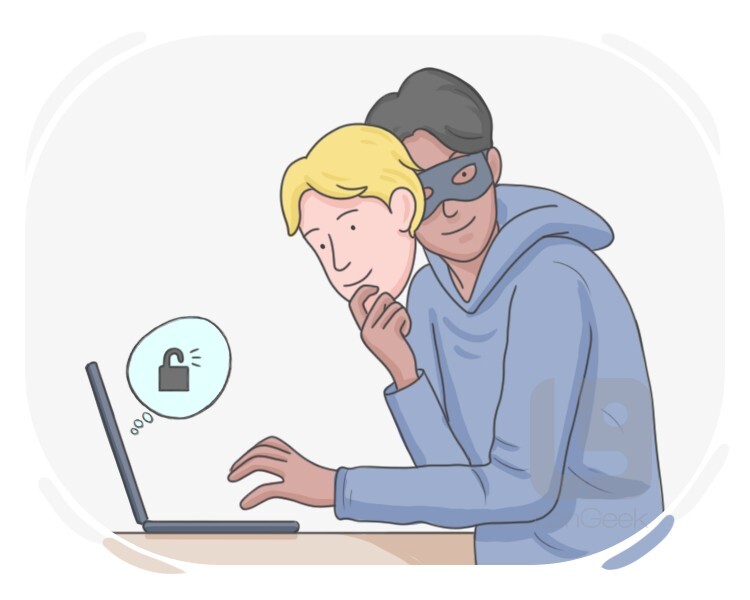 <p>To pretend to be another person, often by copying their voice, behavior, or appearance — usually for entertainment, deception, or fraud.</p>