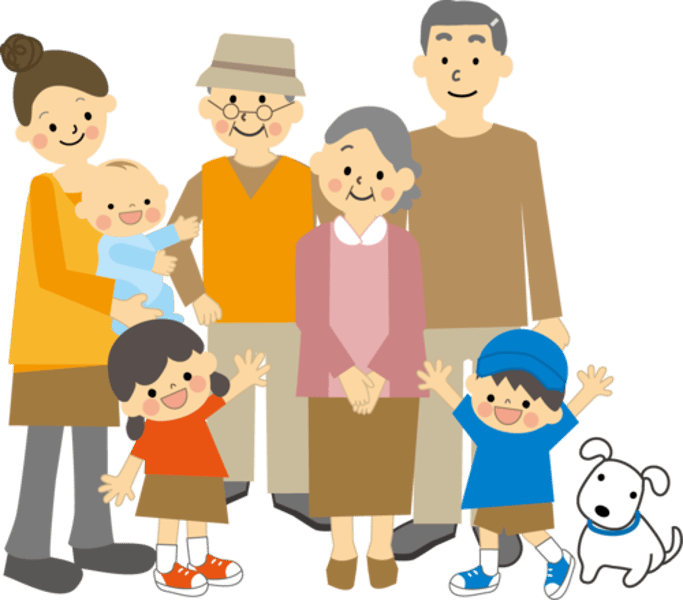 <p>いっか( household/family) <br>この一家は不思議だ</p>