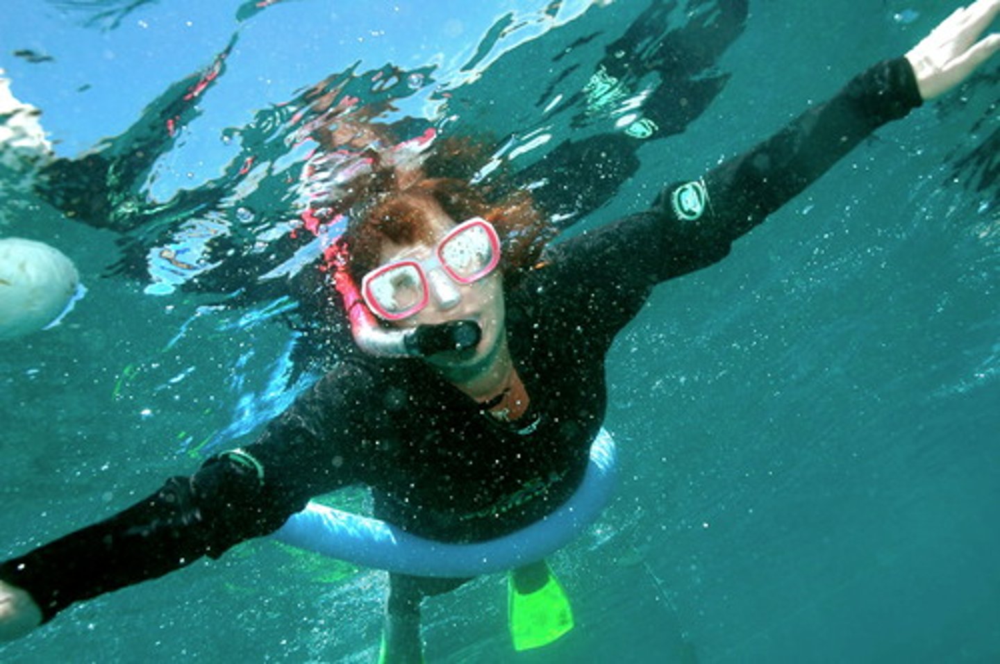 <p>fins/mask and snorkel</p>