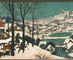 <p><em>Hunters in the Snow</em></p>