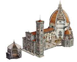 <p>SCHEMATIC DRAWING OF FLORENCE CATHEDRAL</p>
<p>%%<strong>(FIFTEENTH-CENTURY ITALY)</strong>%%</p>
<p>==<strong>(EARLY RENNAISSANCE IN FLORENCE)</strong>==</p>