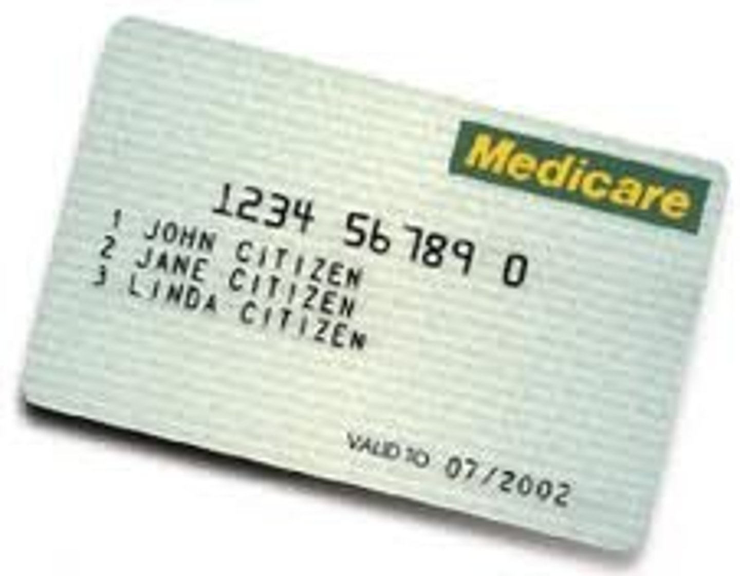 <p>health insurance card</p>