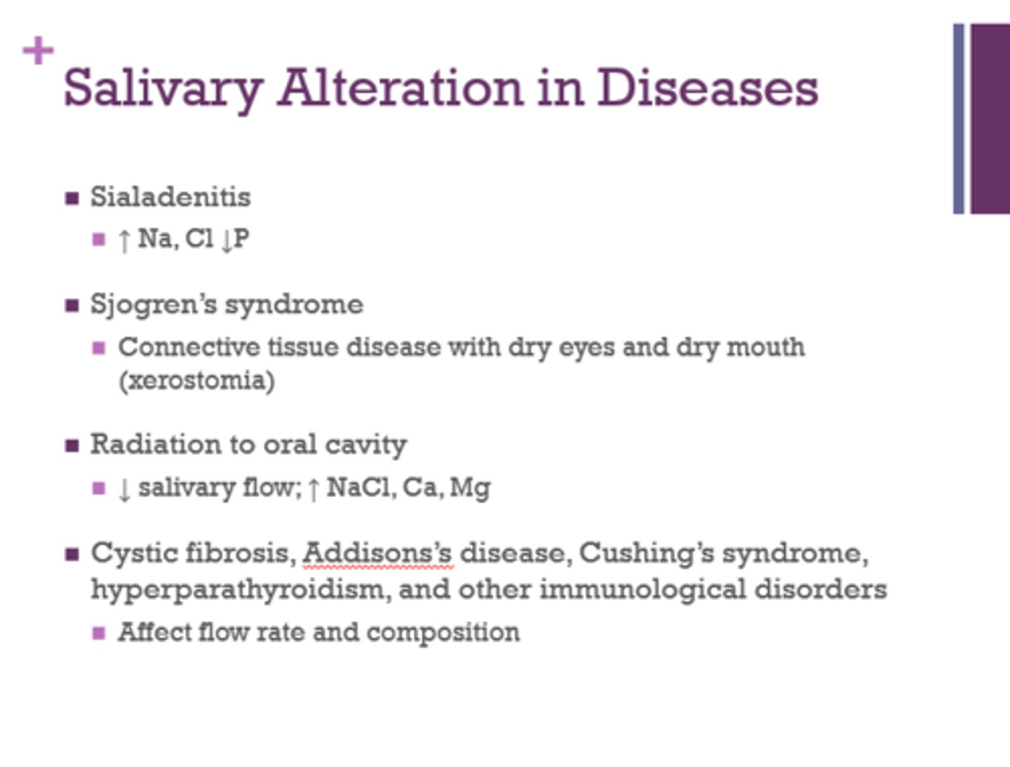 <p>CT disease with dry eyes and dry mouth</p>