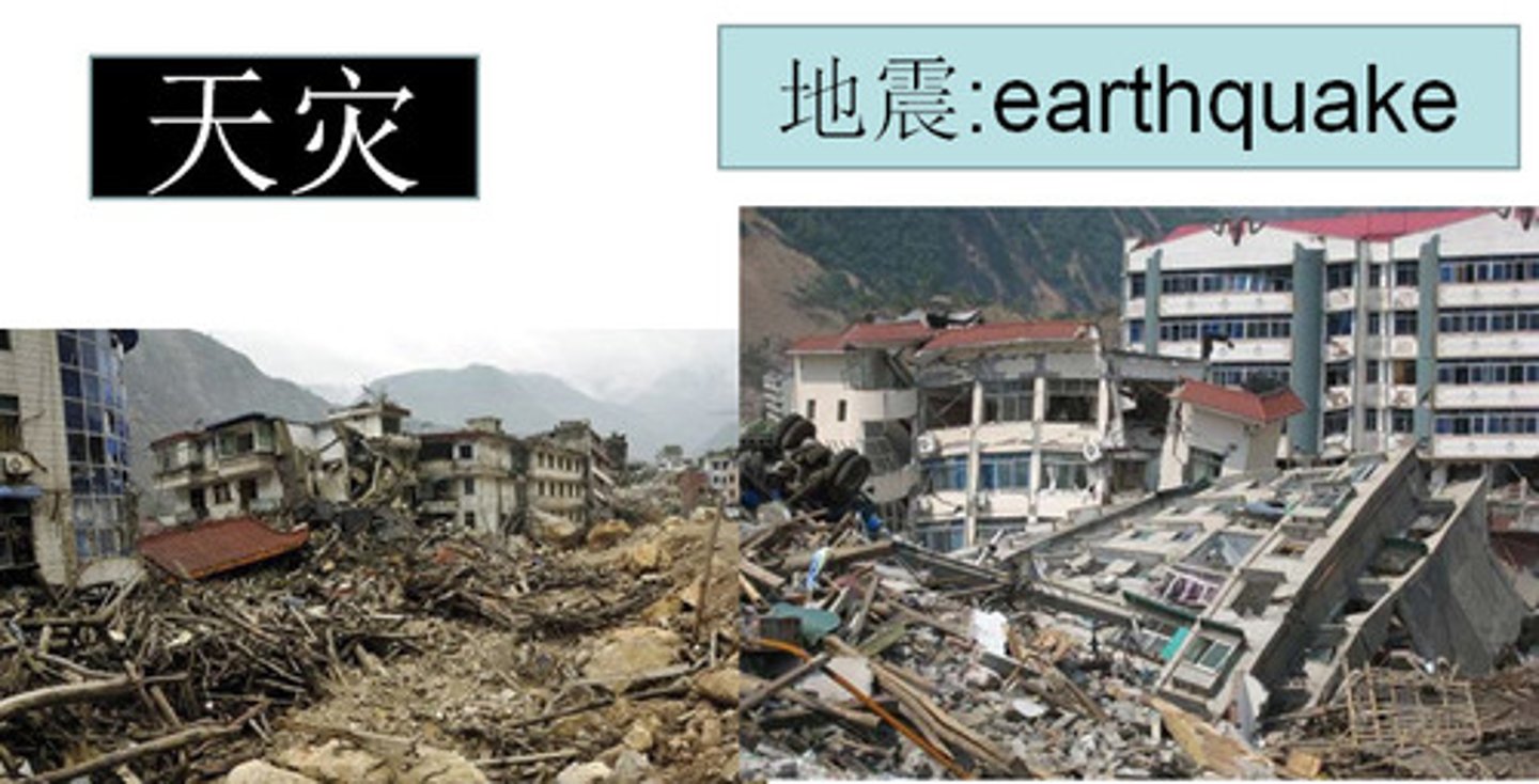 <p>Zāi nàn Disaster</p>