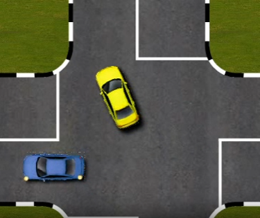 <p>not blocking other car</p>