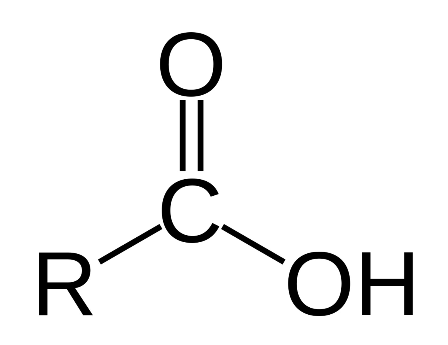 <p>R-C=O-OH</p>