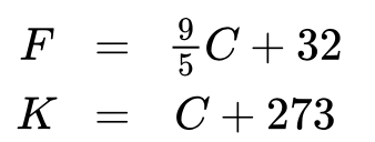 <p>3 Major Temperature Scales </p>