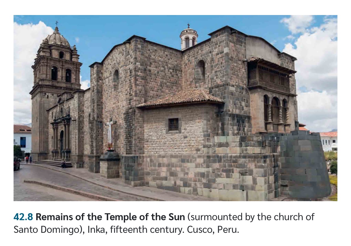 <p><span>Temple of the Sun (remains surmounted by later church of Santo Domingo)</span></p>